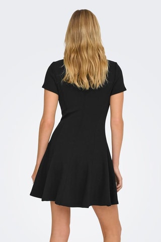 Vestido evasé - Negro
