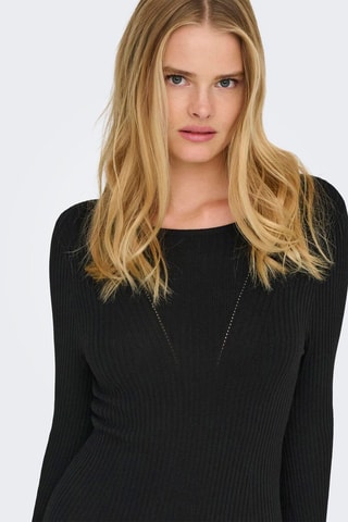 Vestido recto - Negro