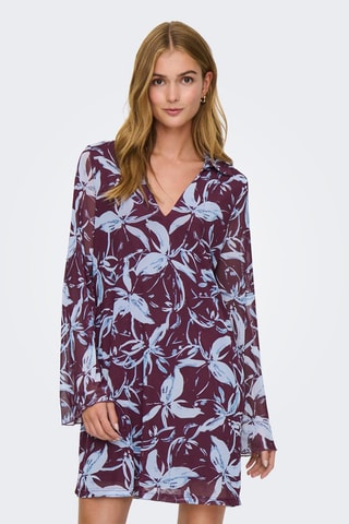 Vestido recto - Violeta