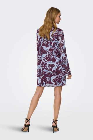 Vestido recto - Violeta