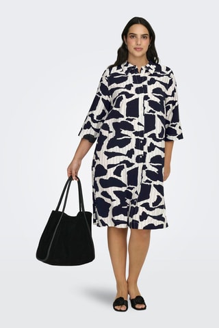Vestido camisero - Crudo