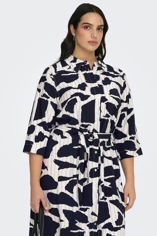 Vestido camisero - Crudo