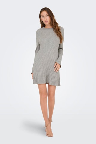 Vestido midi - Gris jaspeado