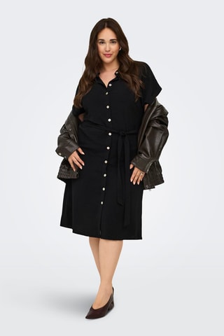 Vestido camisero - Negro