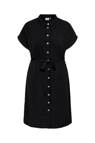 Vestido camisero - Negro