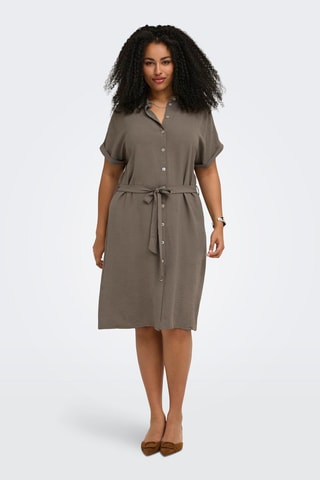 Vestido camisero - Gris