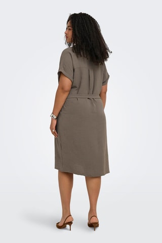 Vestido camisero - Gris