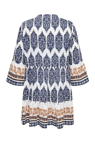 Vestido recto - Blanco