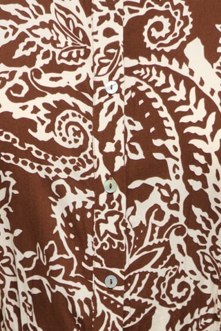 Vestido camisero - Marrón