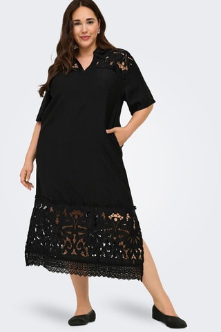 Vestido recto - Negro