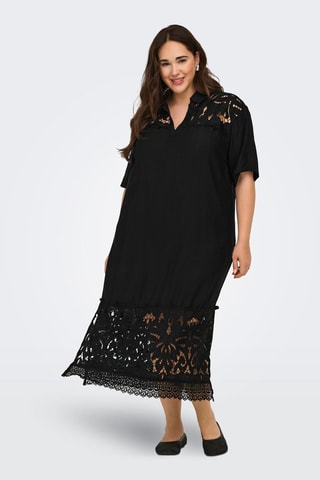 Vestido recto - Negro