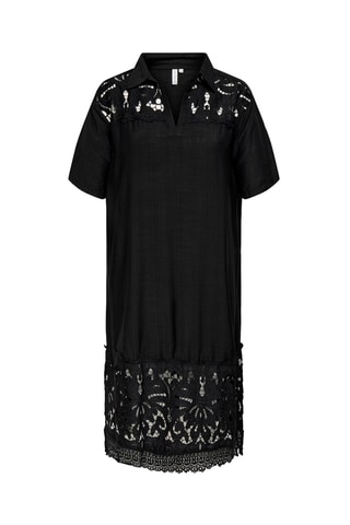 Vestido recto - Negro