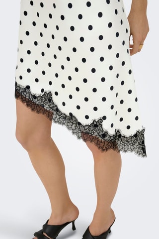 Vestido recto - Blanco
