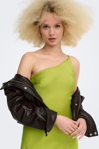 Vestido asimétrico - Verde