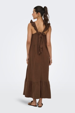 Vestido largo - Marrón