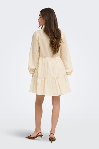 Vestido evasé - Blanco