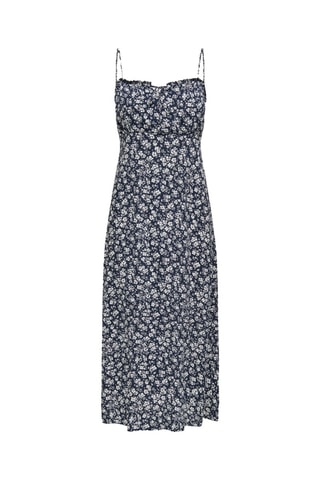 Vestido midi - Negro y blanco