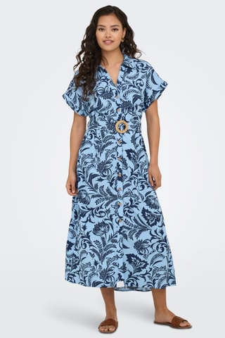Vestido camisero - Azul claro