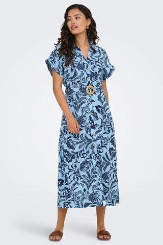 Vestido camisero - Azul claro