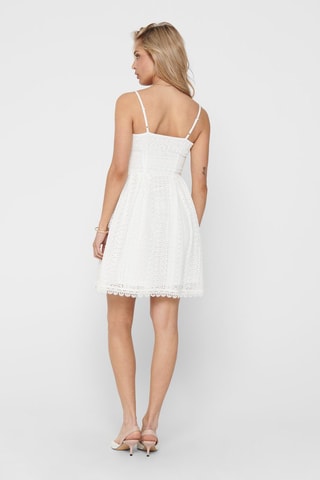 Vestido evasé - Blanco