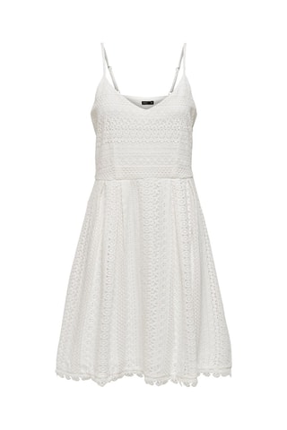 Vestido evasé - Blanco