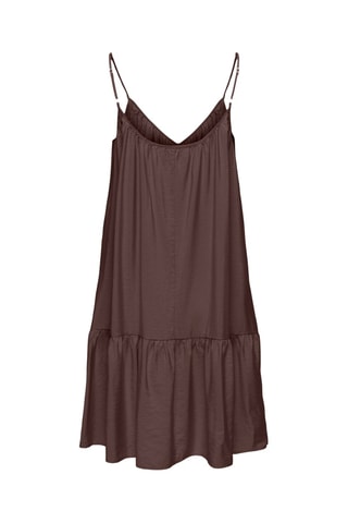Vestido recto - Marrón oscuro
