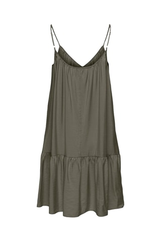 Vestido recto - Verde oliva