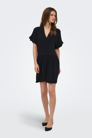 Vestido recto - Negro