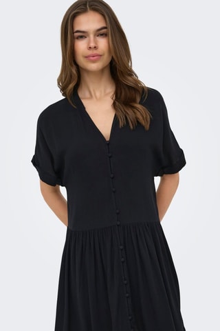 Vestido recto - Negro