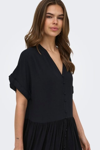 Vestido recto - Negro