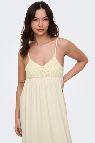 Vestido largo - Beige