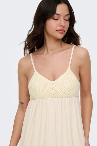 Vestido largo - Beige