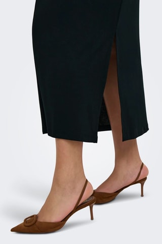 Vestido midi - Negro