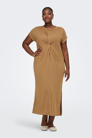 Vestido midi - Marrón claro