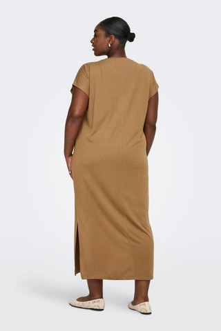 Vestido midi - Marrón claro