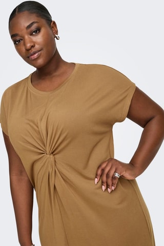 Vestido midi - Marrón claro