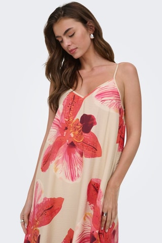 Vestido largo - Beige