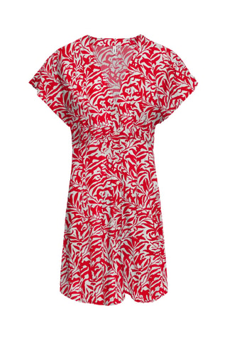 Vestido camisero - Rojo