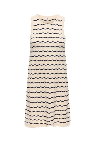 Vestido recto - Crudo