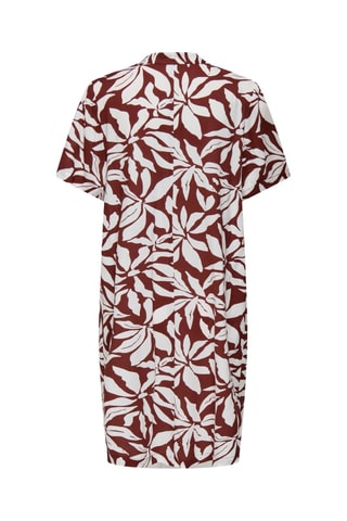 Vestido recto - Rojo teja