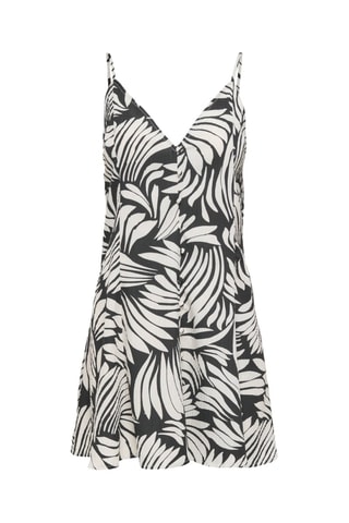 Vestido evasé - Negro