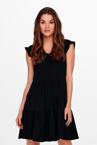 Vestido evasé - Negro 