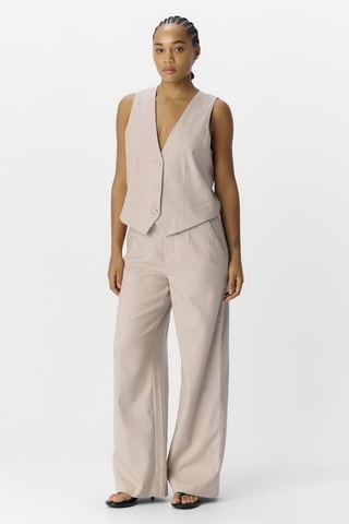Chaleco de traje - Beige - Selected