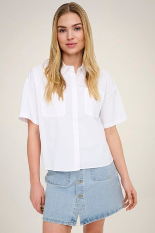Camisa boxy - Blanco