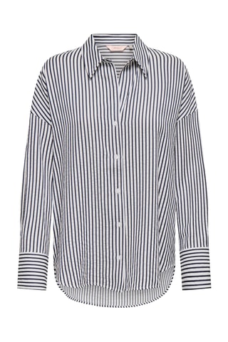 Camisa regular fit - Blanco y negro