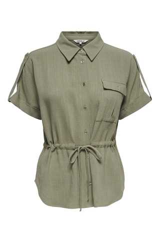 Camisa regular fit - Verde oliva