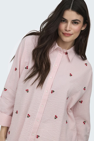 Camisa boxy - Rosa
