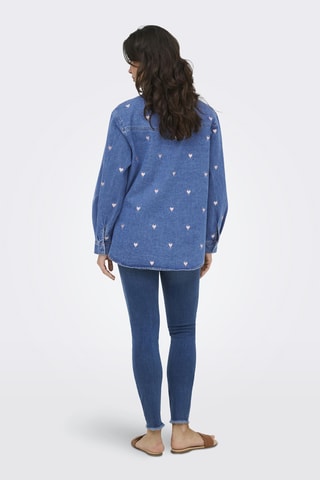 Camisa vaquera regular fit - Azul marino