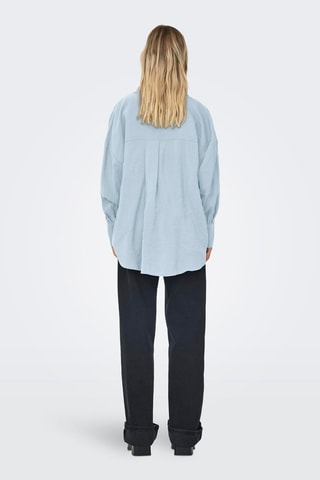Camisa oversize - Celeste