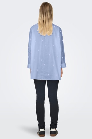 Camisa boxy - Celeste